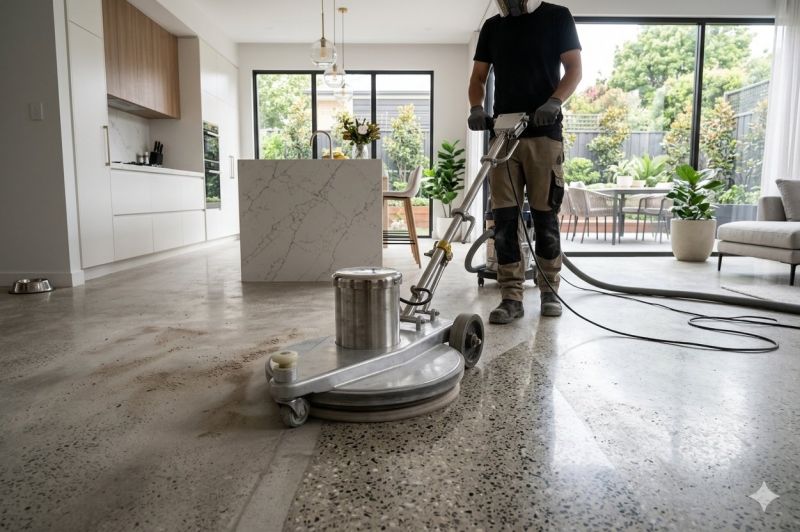 Patio Concrete Polishing in Corpus Christi, TX
